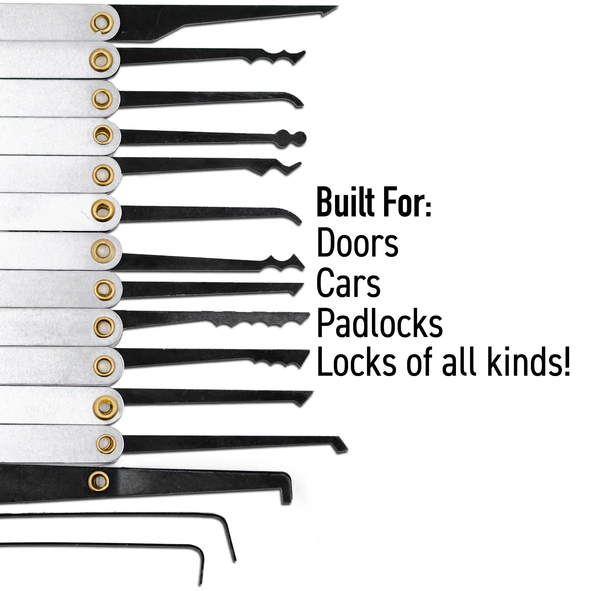 15-Piece Lock Pick Set