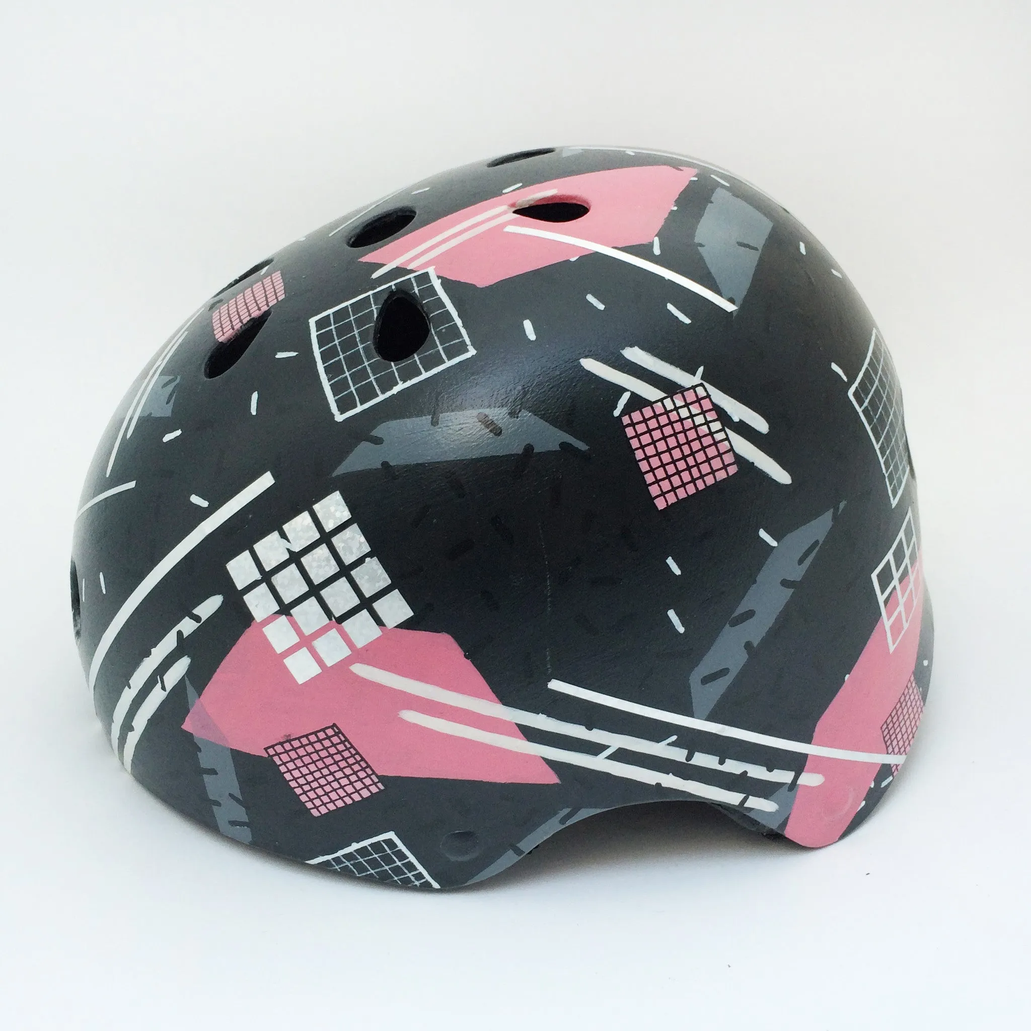 1980's Print Bike Helmet