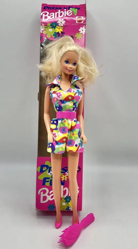 1993 Dress ‘N Fun Barbie w/ Box /b