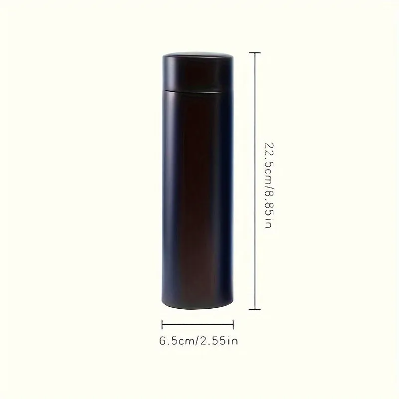 1pc 480ml/16.2oz Insulated Stainless Steel Vacuum Water Bottle - Premium Sports Water Bottle for Outdoor Enthusiasts - Leakproof, Portable, Sweat-Free, and Perfect for Travel, Fitness, and Hiking Adventures