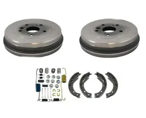 (2) Rear Brake Drums Shoes Kit 100% New For 2001-2002 Toyota Rav 4