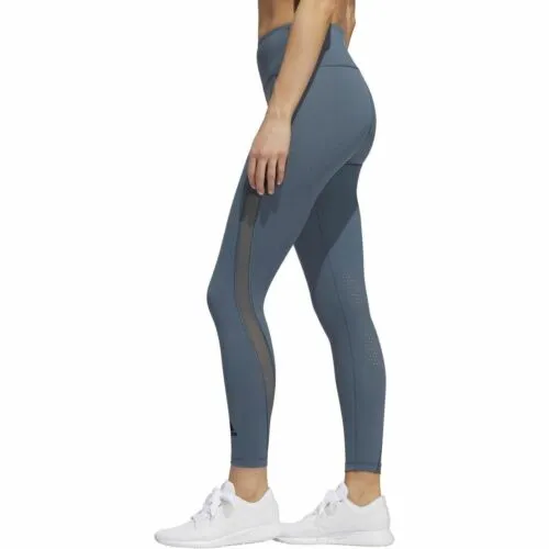 2 x Adidas Womens Blue Heat Training Sport Leggings