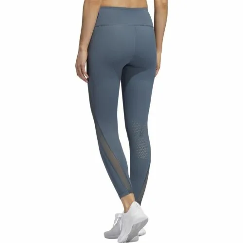 2 x Adidas Womens Blue Heat Training Sport Leggings