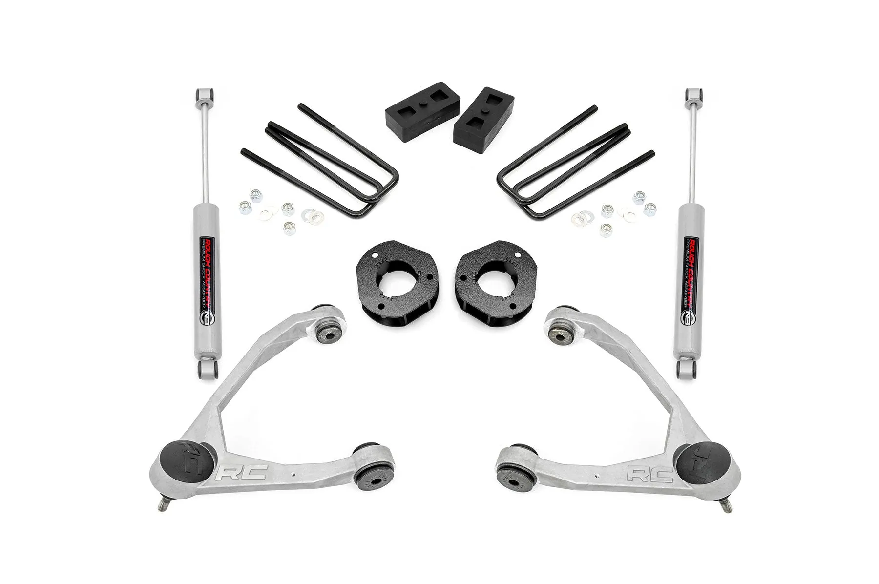 3.5" Lift Kit | Forged UCA | Cast Steel | Chevrolet Silverado/GMC Sierra 1500 | 2007-2016