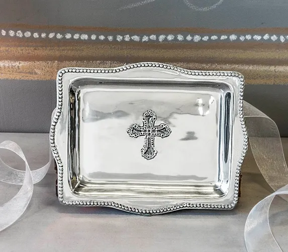 4x6 Baby Cross Rectangular Tray