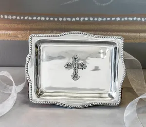 4x6 Baby Cross Rectangular Tray