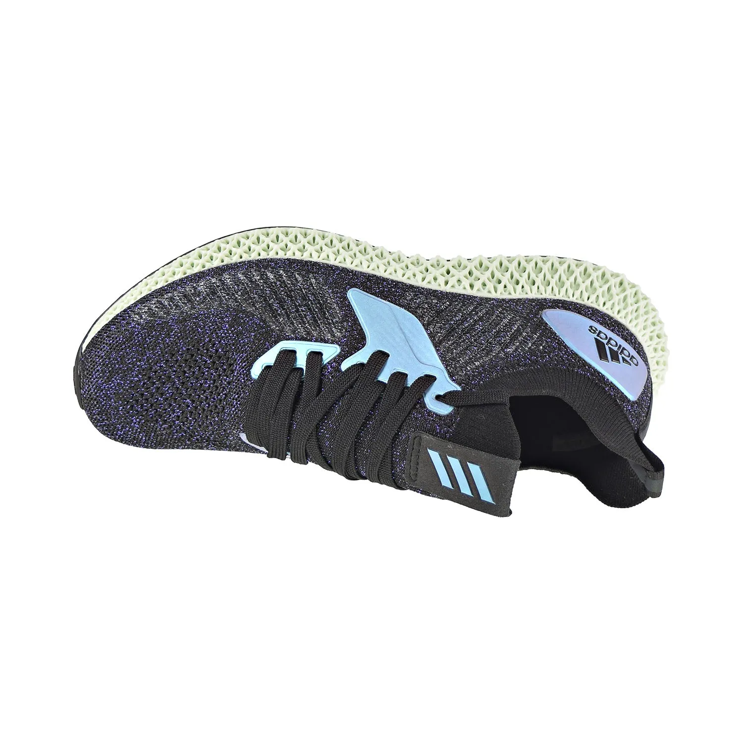 Adidas Alphaedge 4D Men's Shoes Core Black-Glory Blue-Collegiate Purple