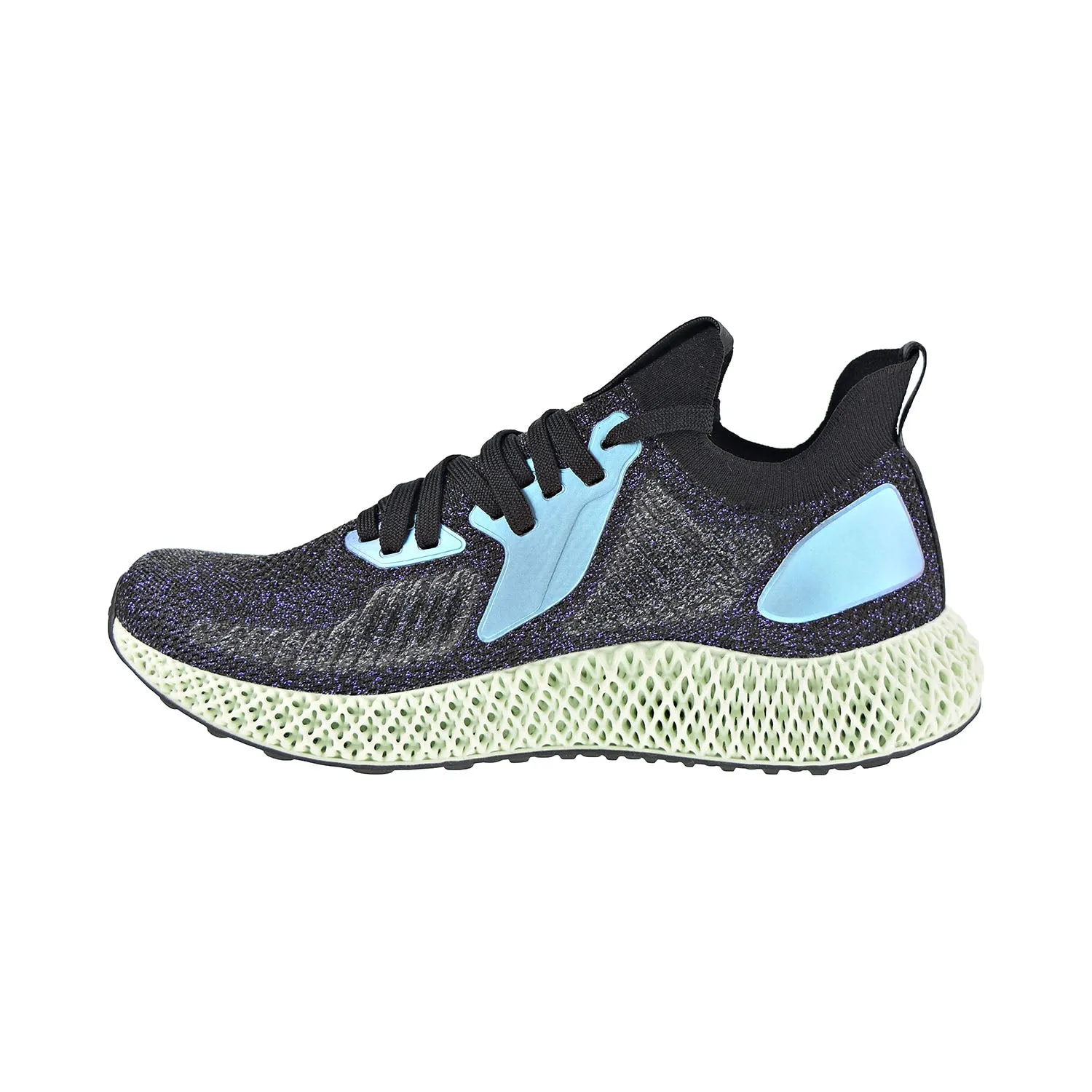 Adidas Alphaedge 4D Men's Shoes Core Black-Glory Blue-Collegiate Purple