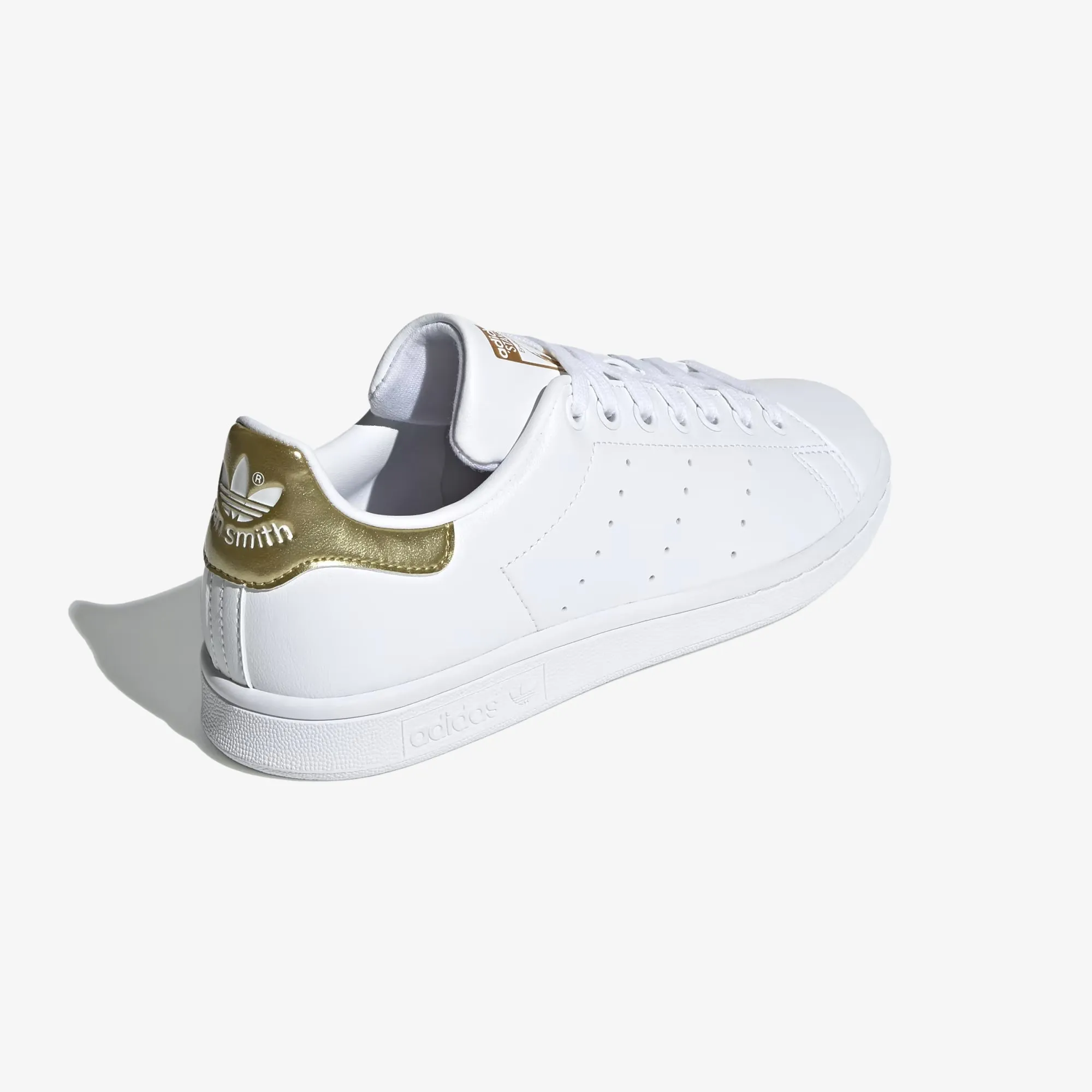 Adidas Originals | STAN SMITH  { CLOUD WHITE/GOLD METALLIC