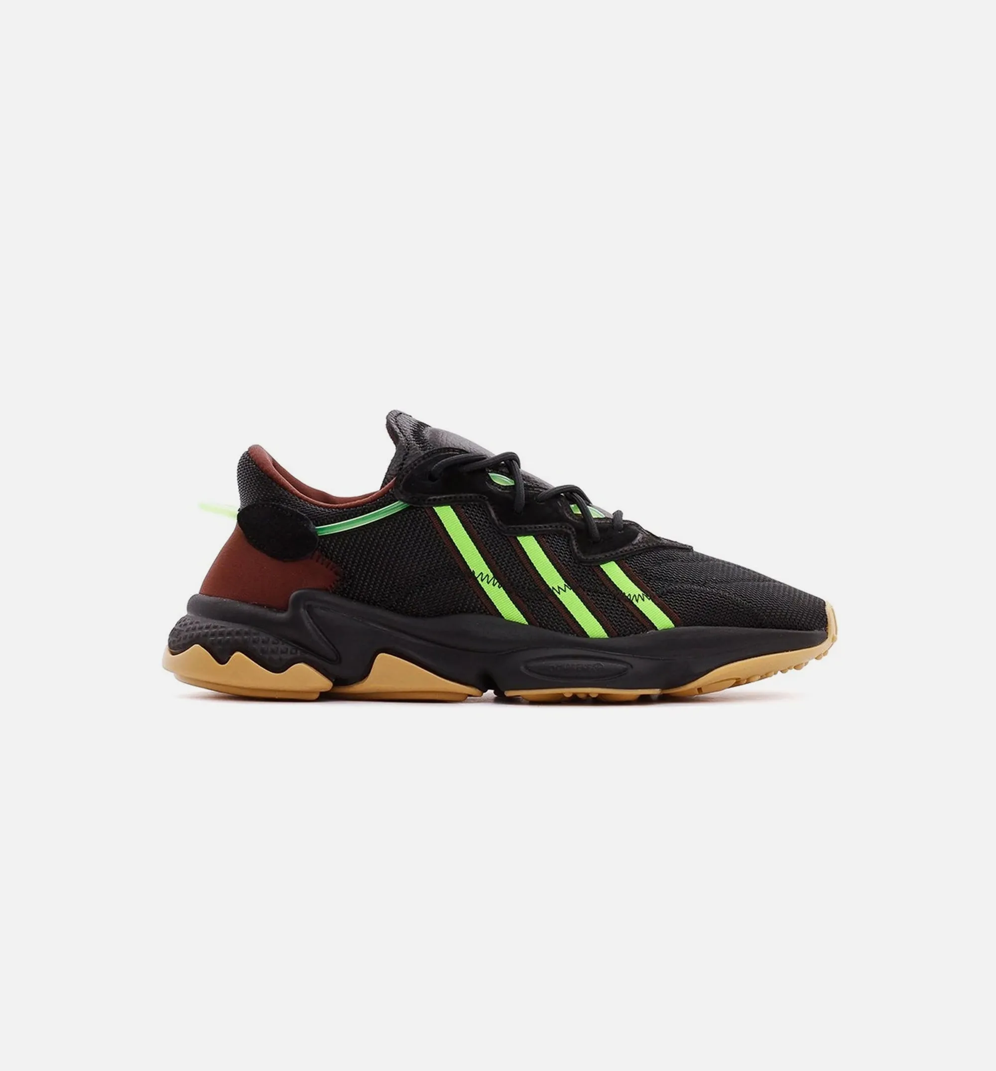 adidas Originals X Pusha T Ozweego Mens Running Shoe - Black/Green/Gum