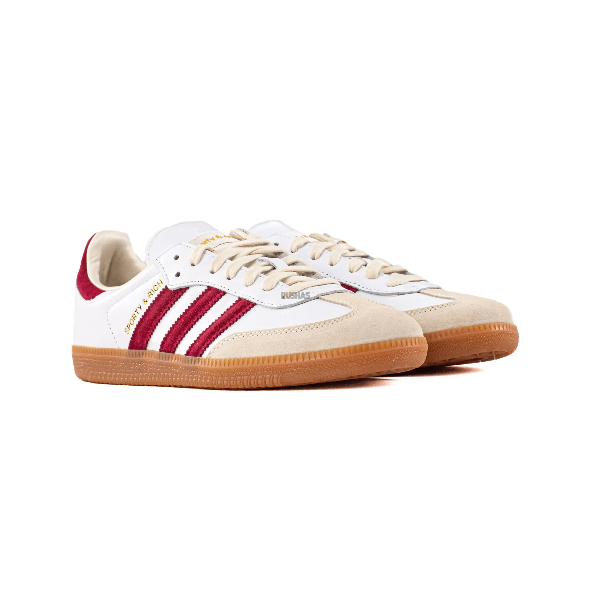 Adidas Samba 'Sporty & Rich White Collegiate Burgundy' (2023)