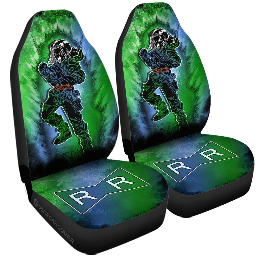 Android 17 Car Seat Covers Custom Anime Car Accessories