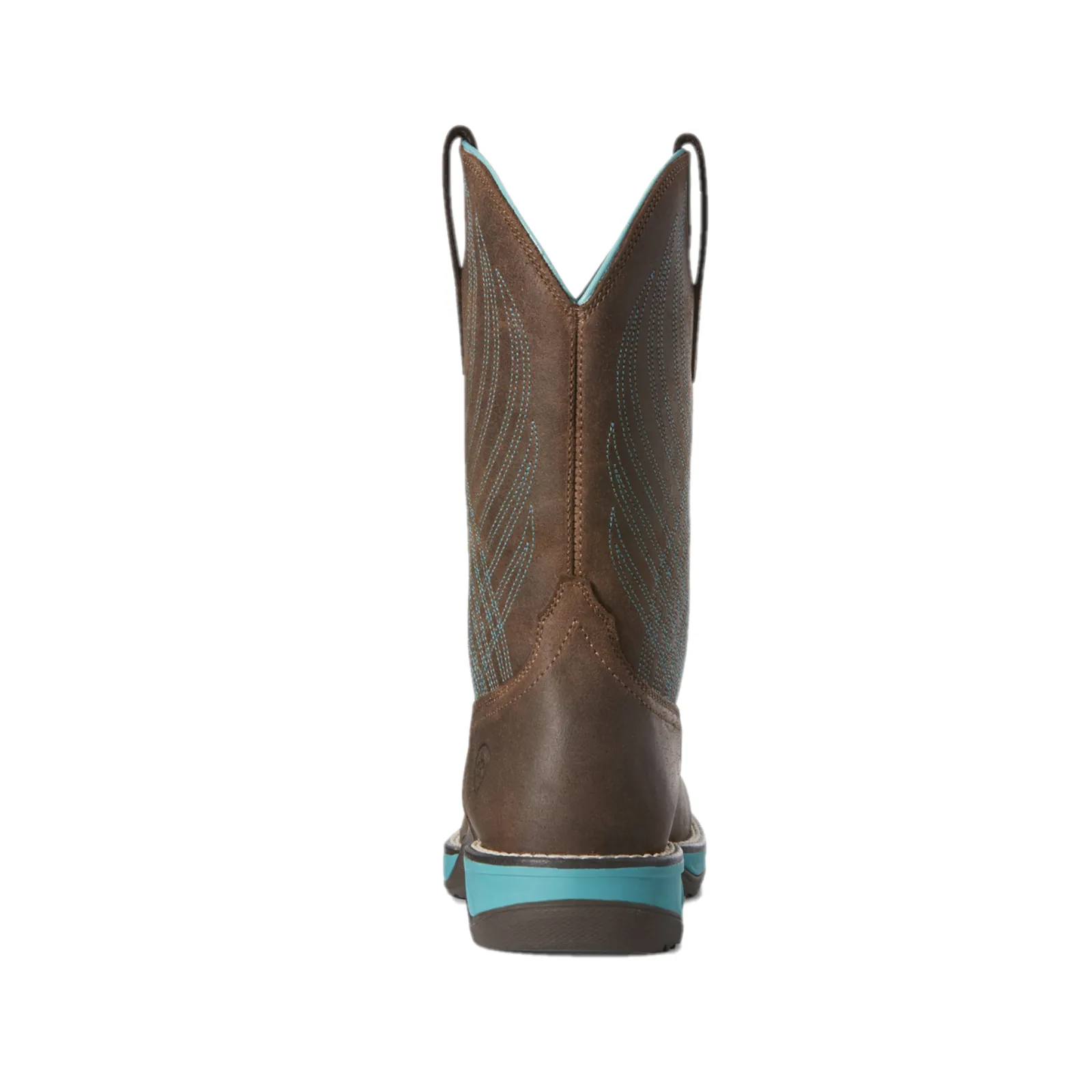 Ariat Ladies Anthem Java Brown & Turquoise Western Boots 10027247