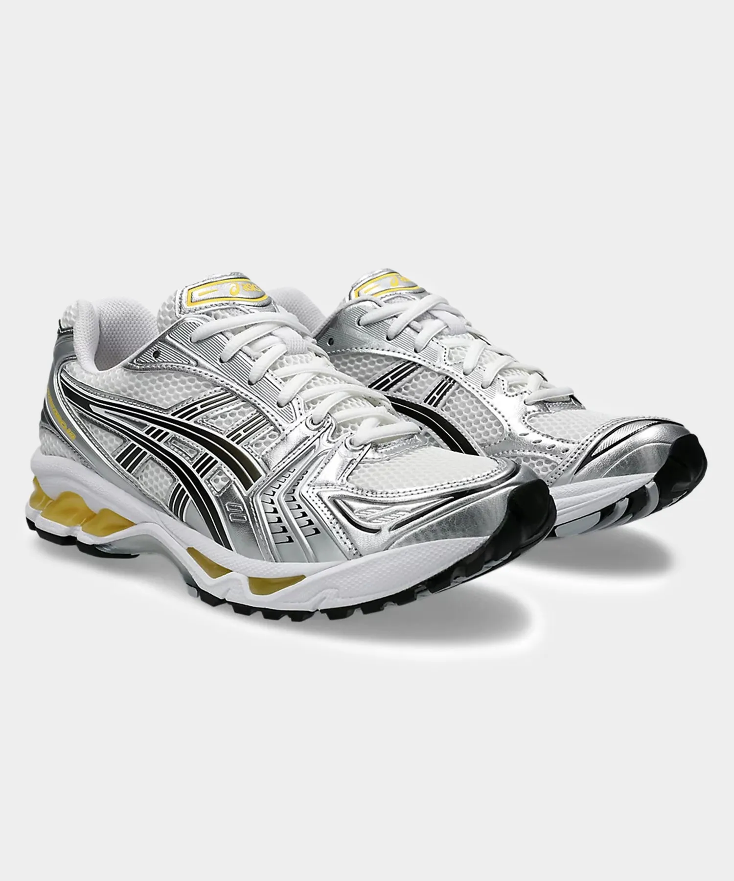 Asics Gel-Kayano 14 in White   Tai-Chi Yellow