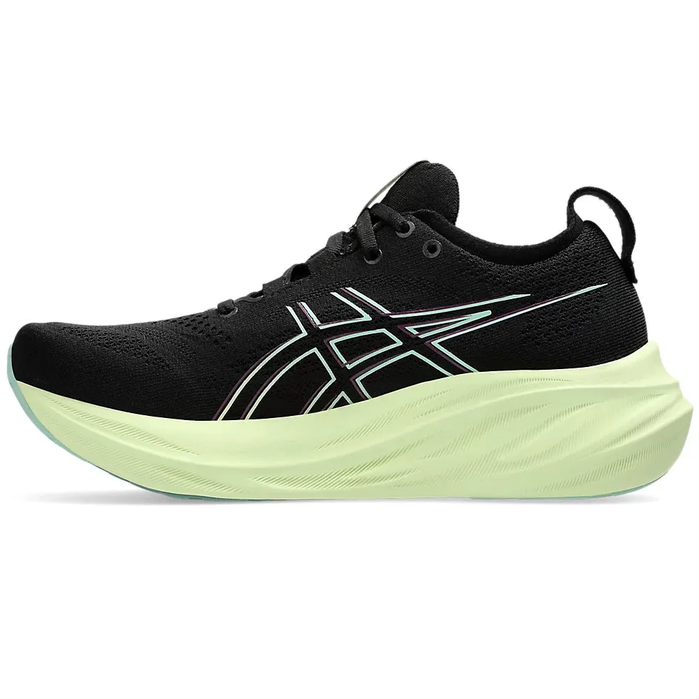 Asics Women's Gel-Nimbus 26 Running Shoes Black / Cool Matcha