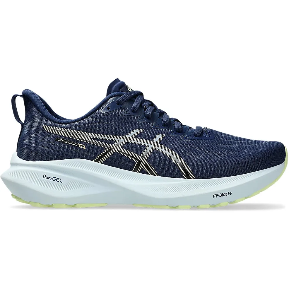 Asics Women's GT-2000 13 Running Shoes Blue Expanse / Champagne