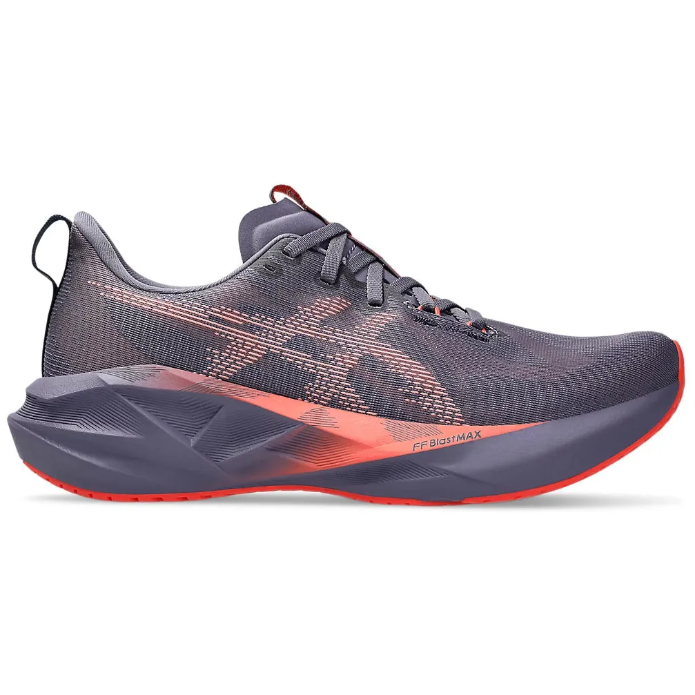 Asics Women's Novablast 5 Running Shoes Greyish Purple / Coral Reef