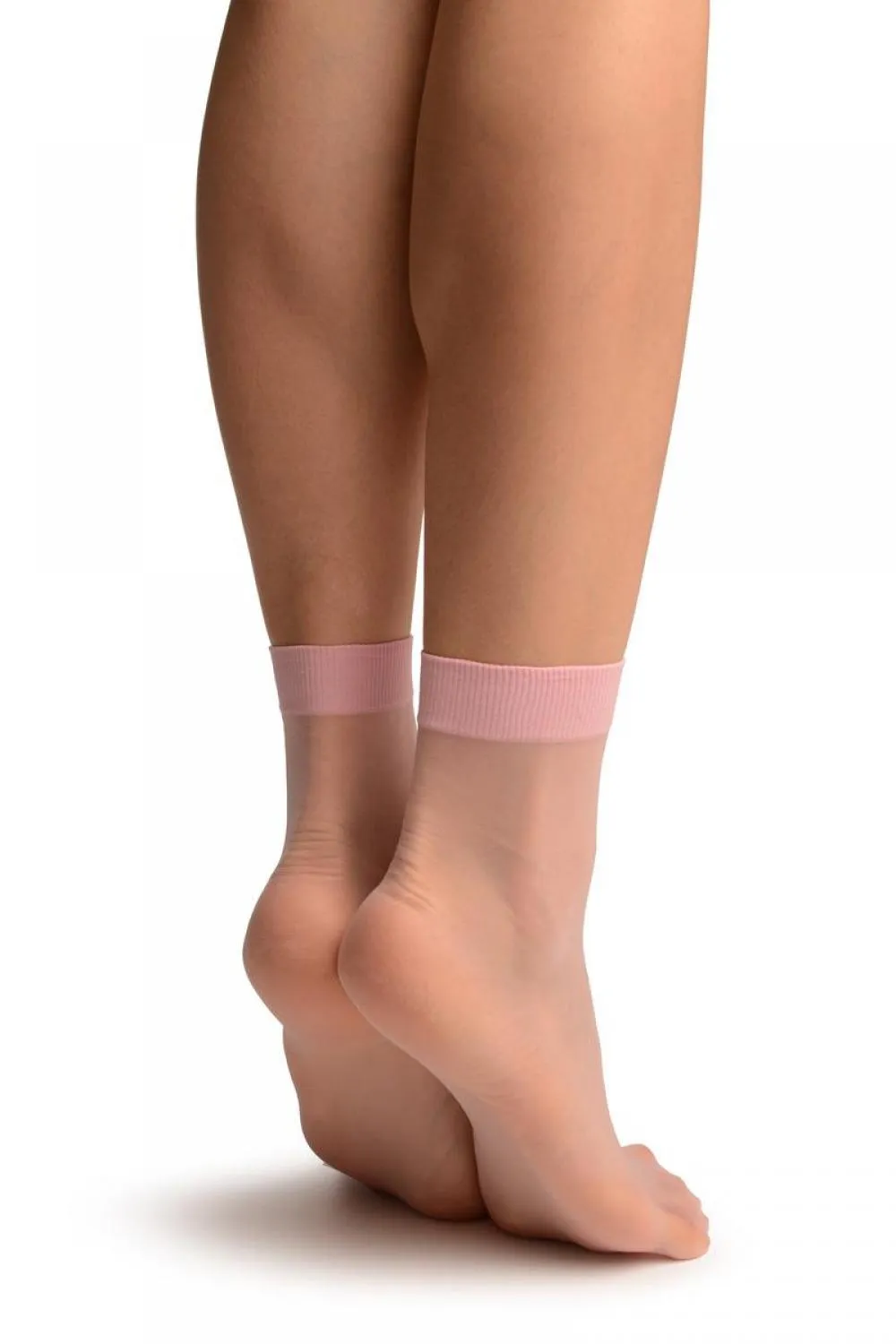 Baby Pink Summer Ankle High Socks