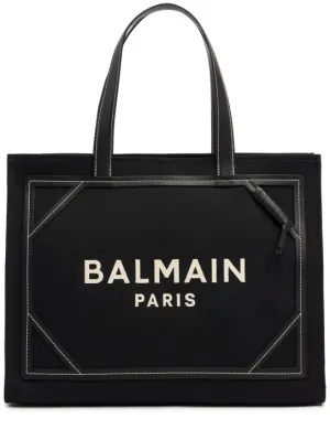 Balmain   B-army Monogram canvas tote bag 