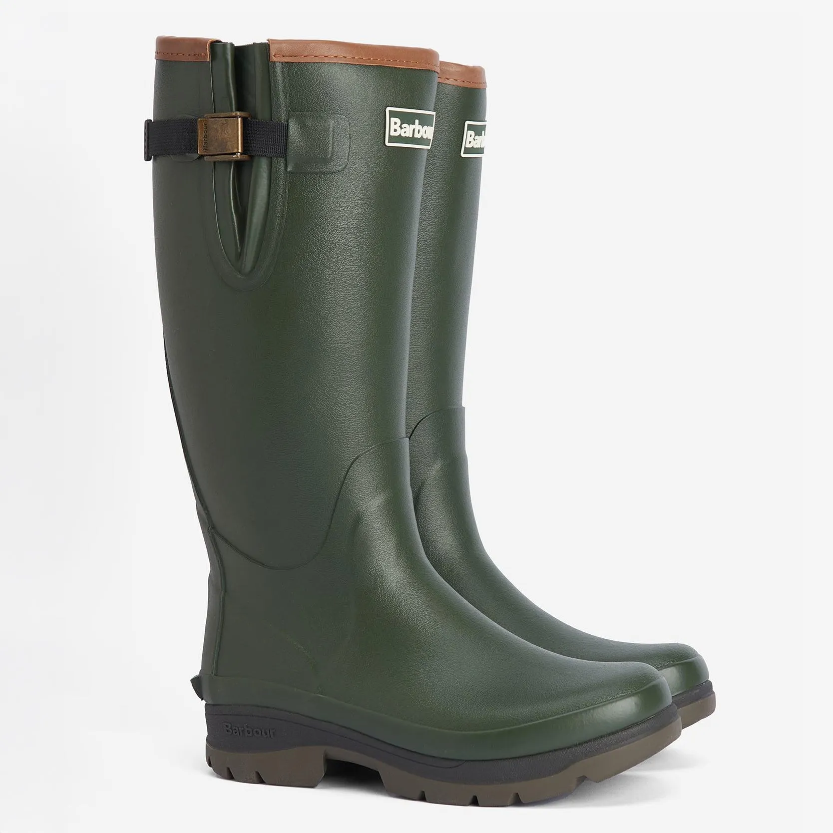 Barbour Men's Tempest Wellington Boot in Olive