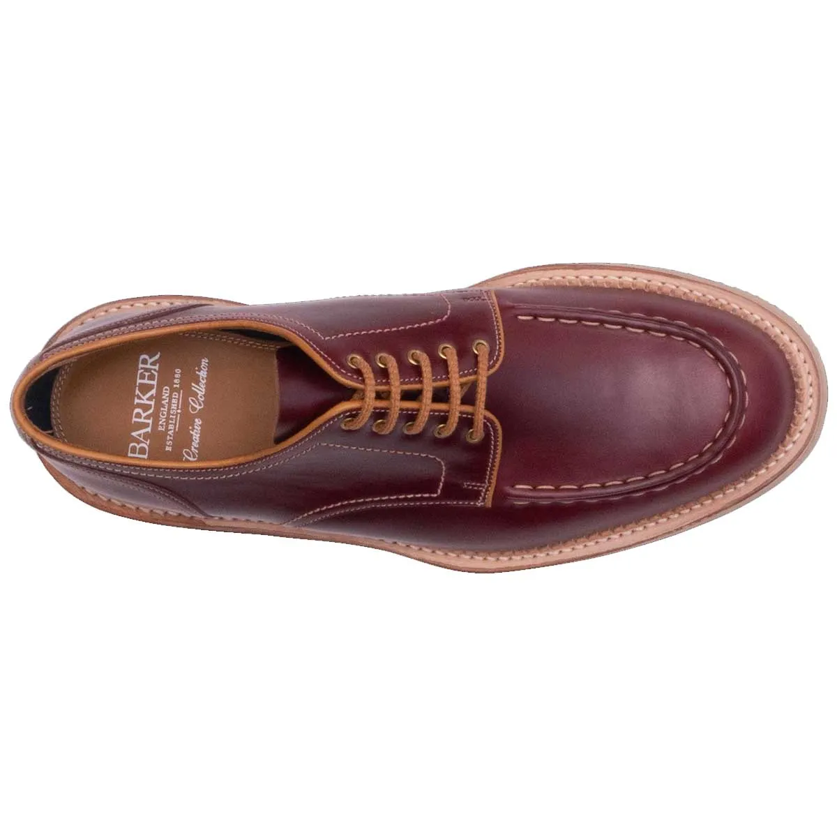 BARKER Michigan Shoes - Mens - Burgundy Waxy Calf