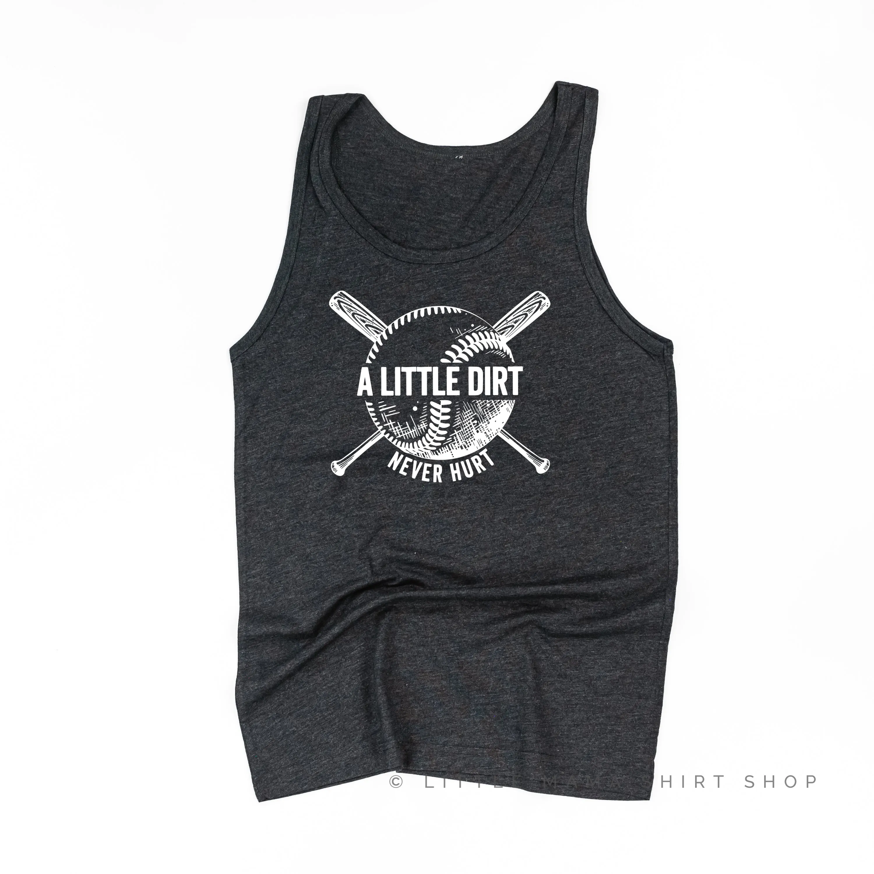 Baseball - A Little Dirt Never Hurt  - Unisex Jersey Tank