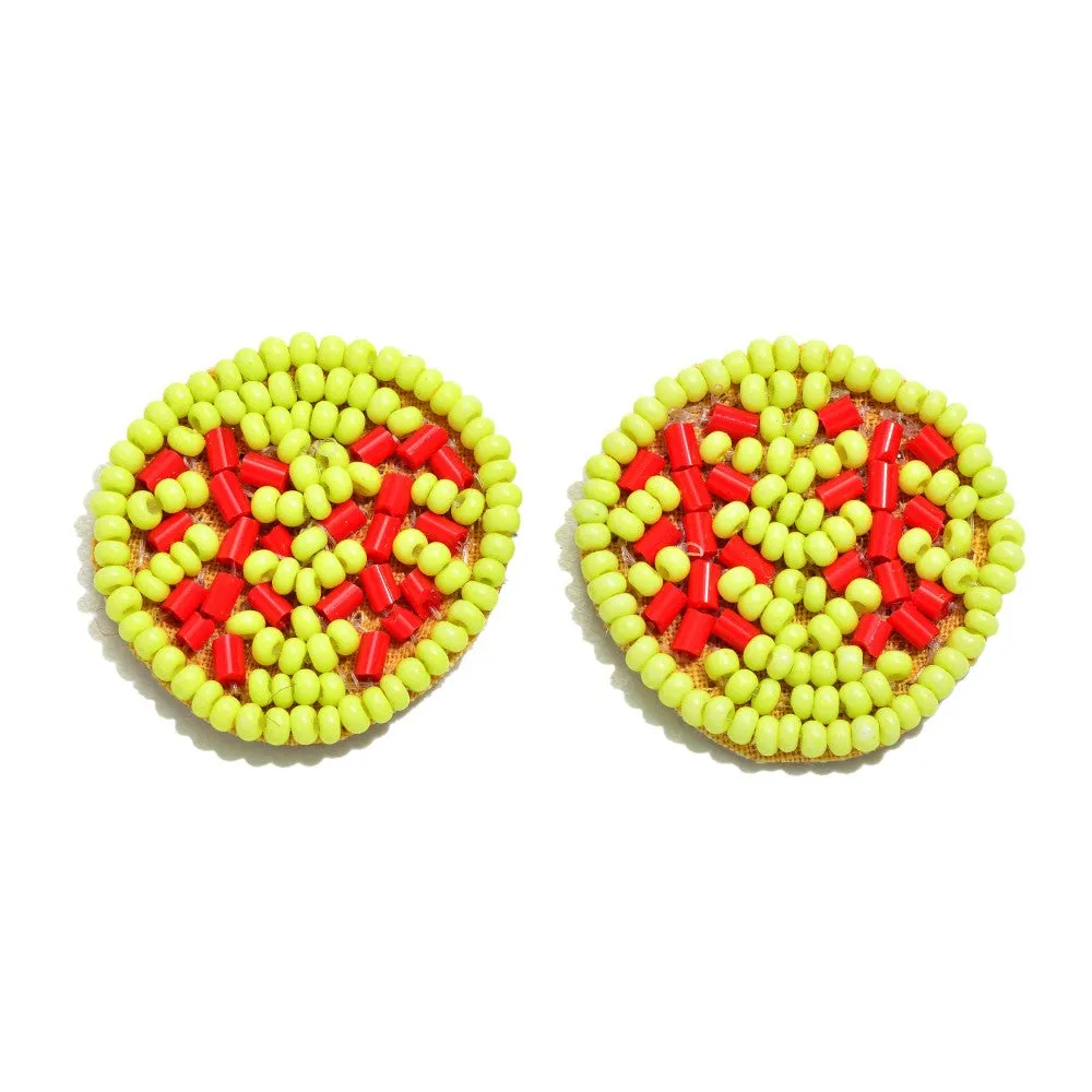 Beaded Earring,  Sports