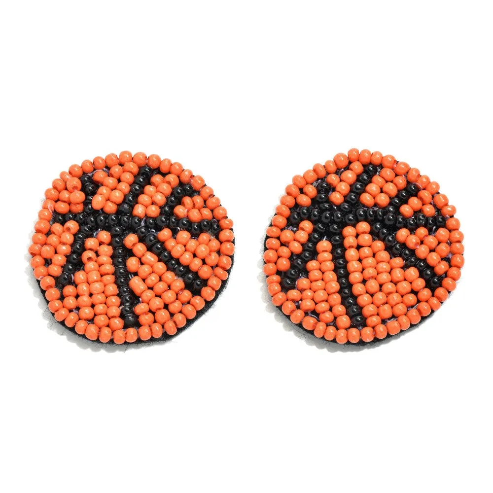 Beaded Earring,  Sports