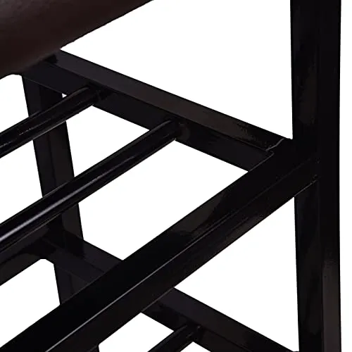 Benesta Shoe Rack Bench - Steel, Black