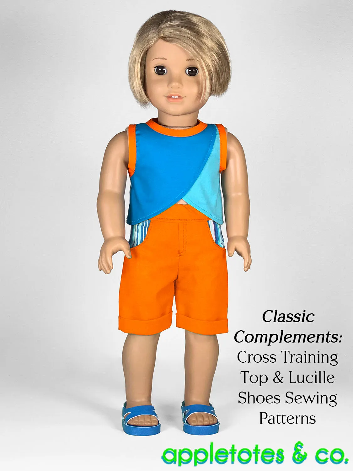 Bermuda Shorts 18 Inch Doll Sewing Pattern