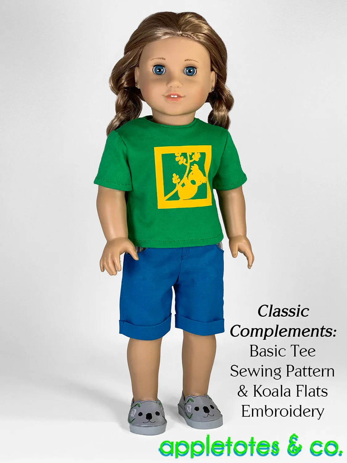 Bermuda Shorts 18 Inch Doll Sewing Pattern