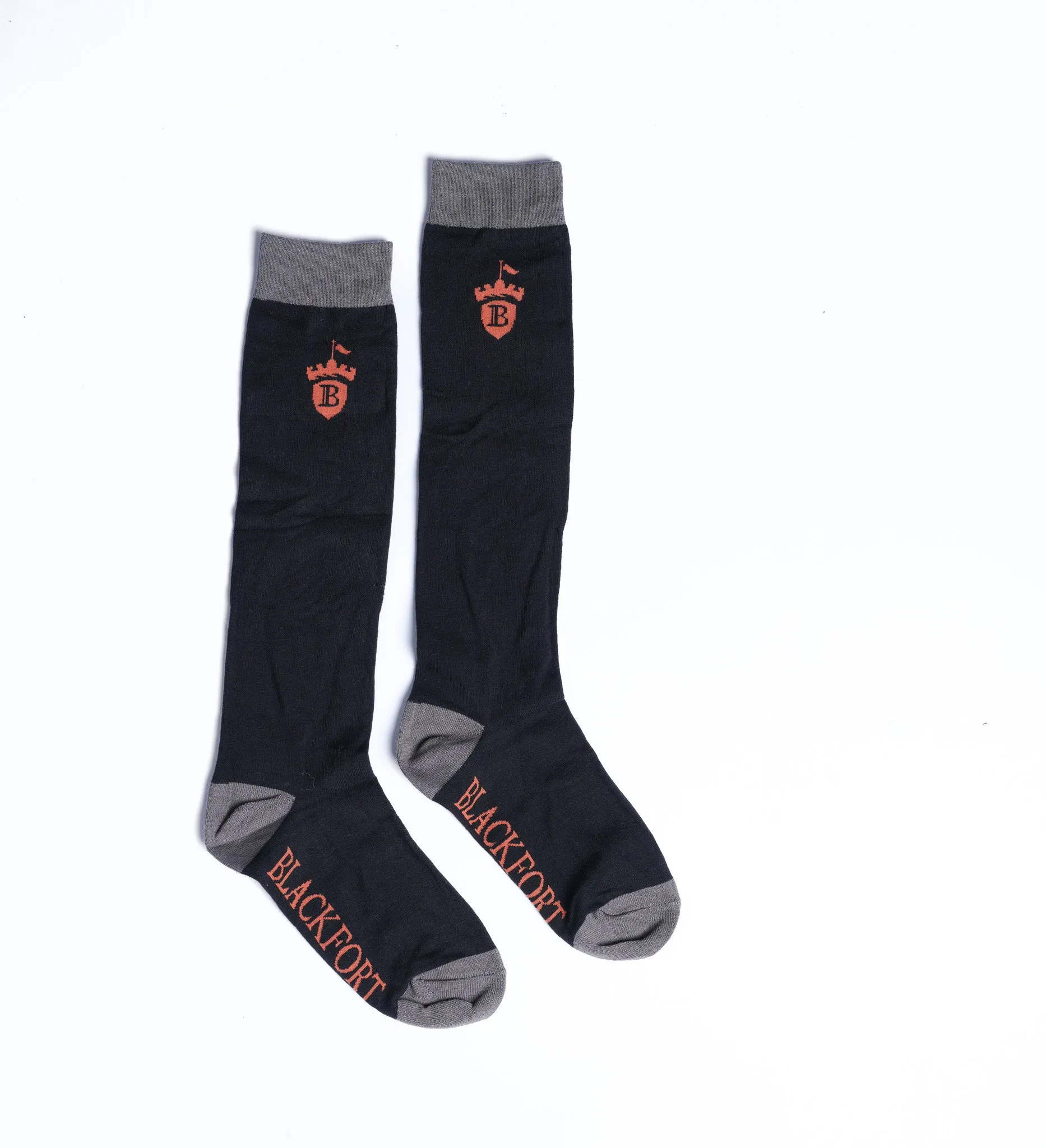 Black & Rust Blackfort Equestrian Socks