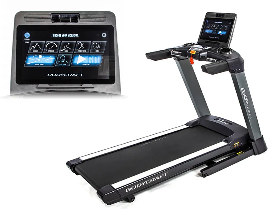 BodyCraft T400-16ts Series Treadmill with 16" Touchscreen Monitor