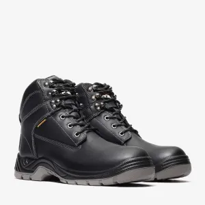 Bonanza Titan PRO 6" Plain Toe Work Boots - Black