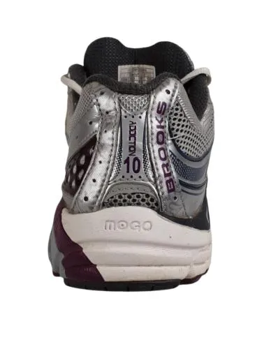 Brooks Addiction 10 Silver Plum Running Shoes Women's (Size: 9.5) 1200941B590