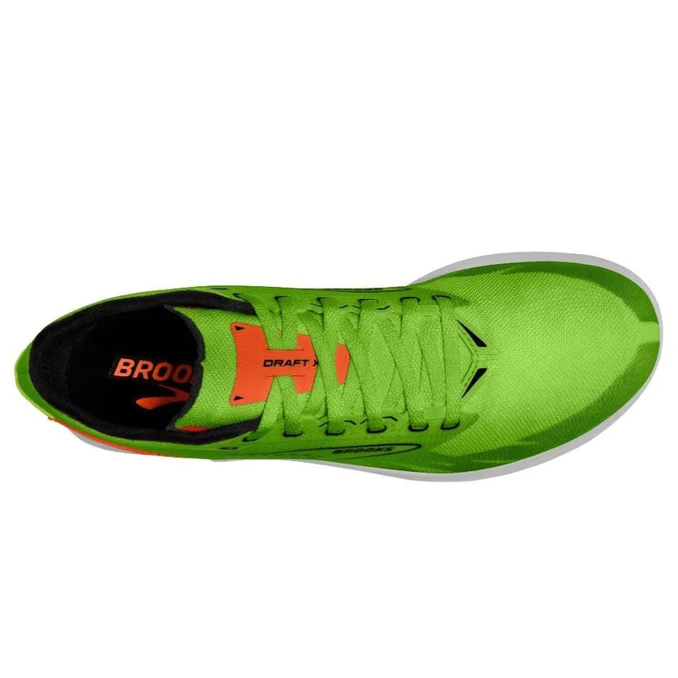 Brooks Draft XC Women's Running Shoes Green Gecko/Red Orange/White AW24