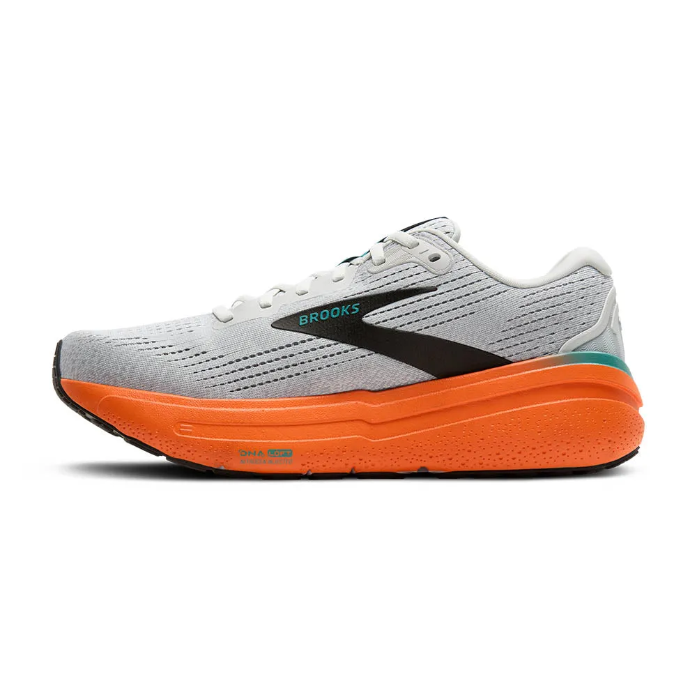 Brooks Ghost Max 2 (Mens) - Oyster Mushroom/Orange/Teal