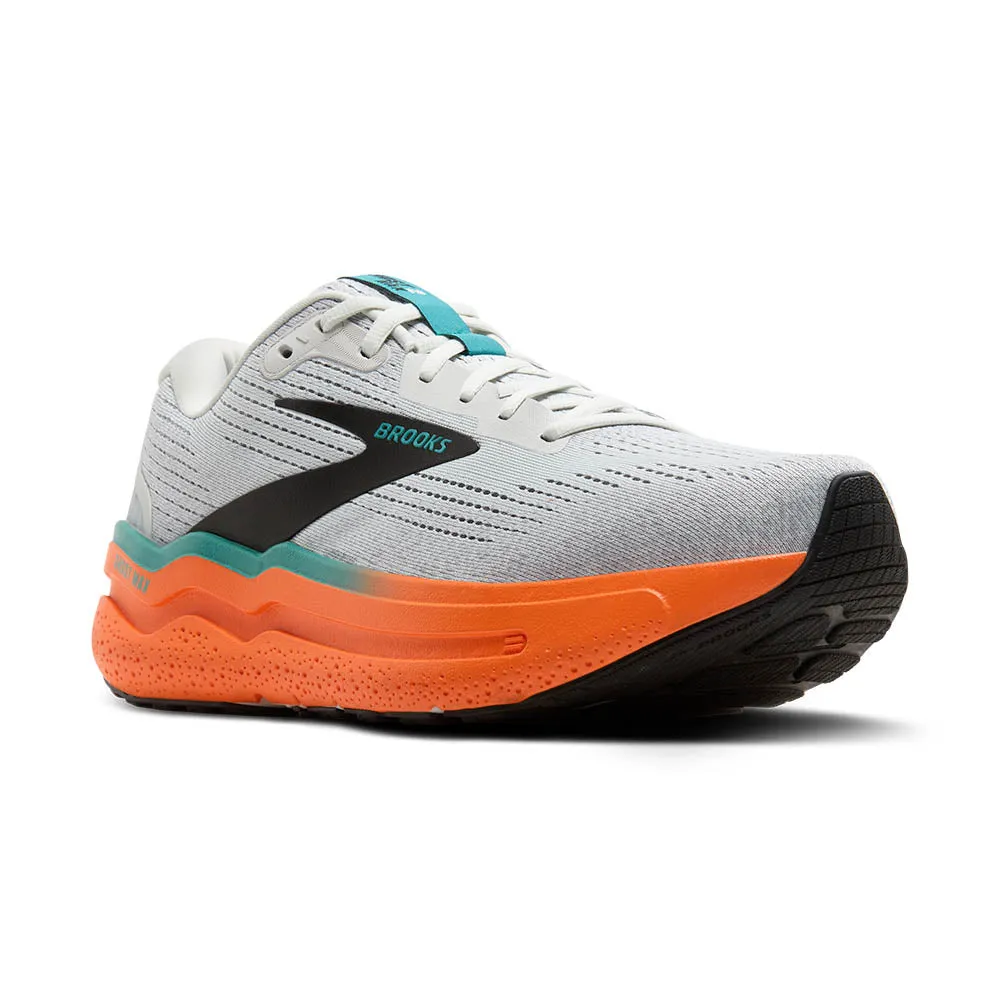 Brooks Ghost Max 2 (Mens) - Oyster Mushroom/Orange/Teal