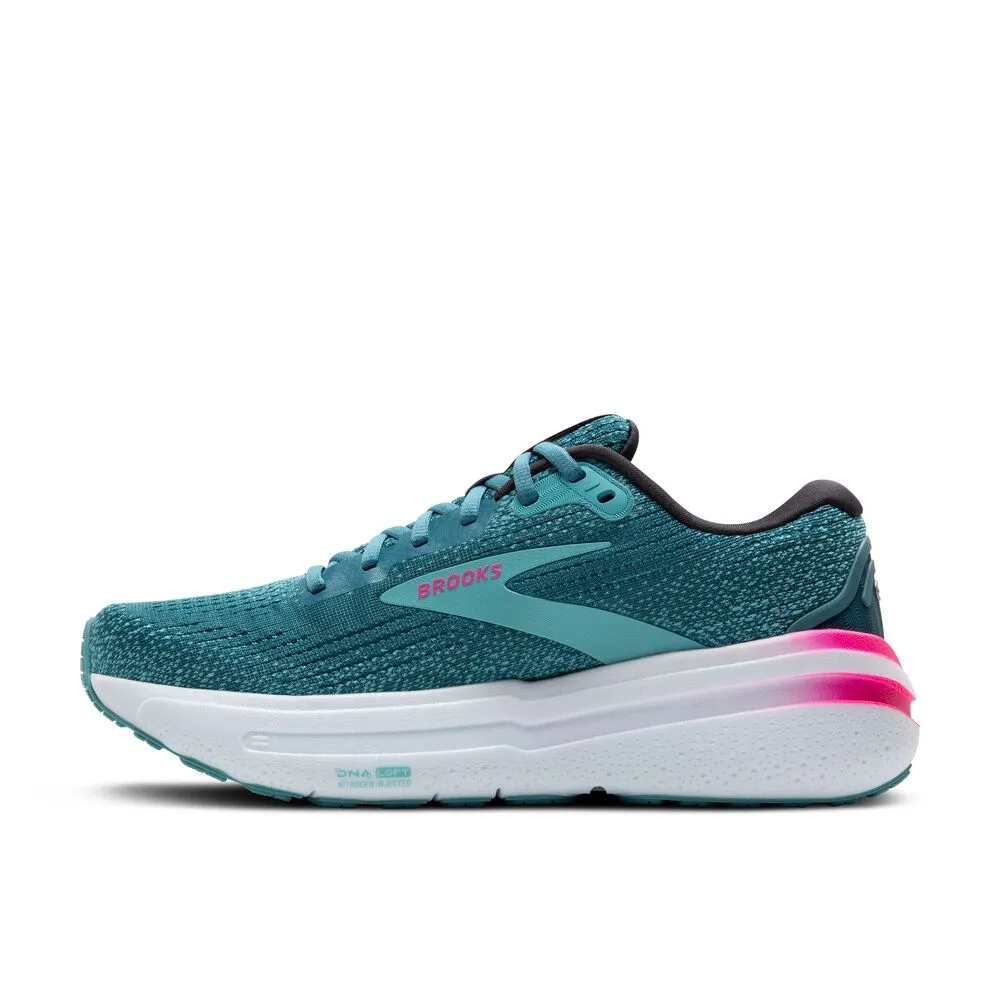 Brooks Ghost Max 2 (Womens) - Storm Blue/Knockout Pink/Aqua