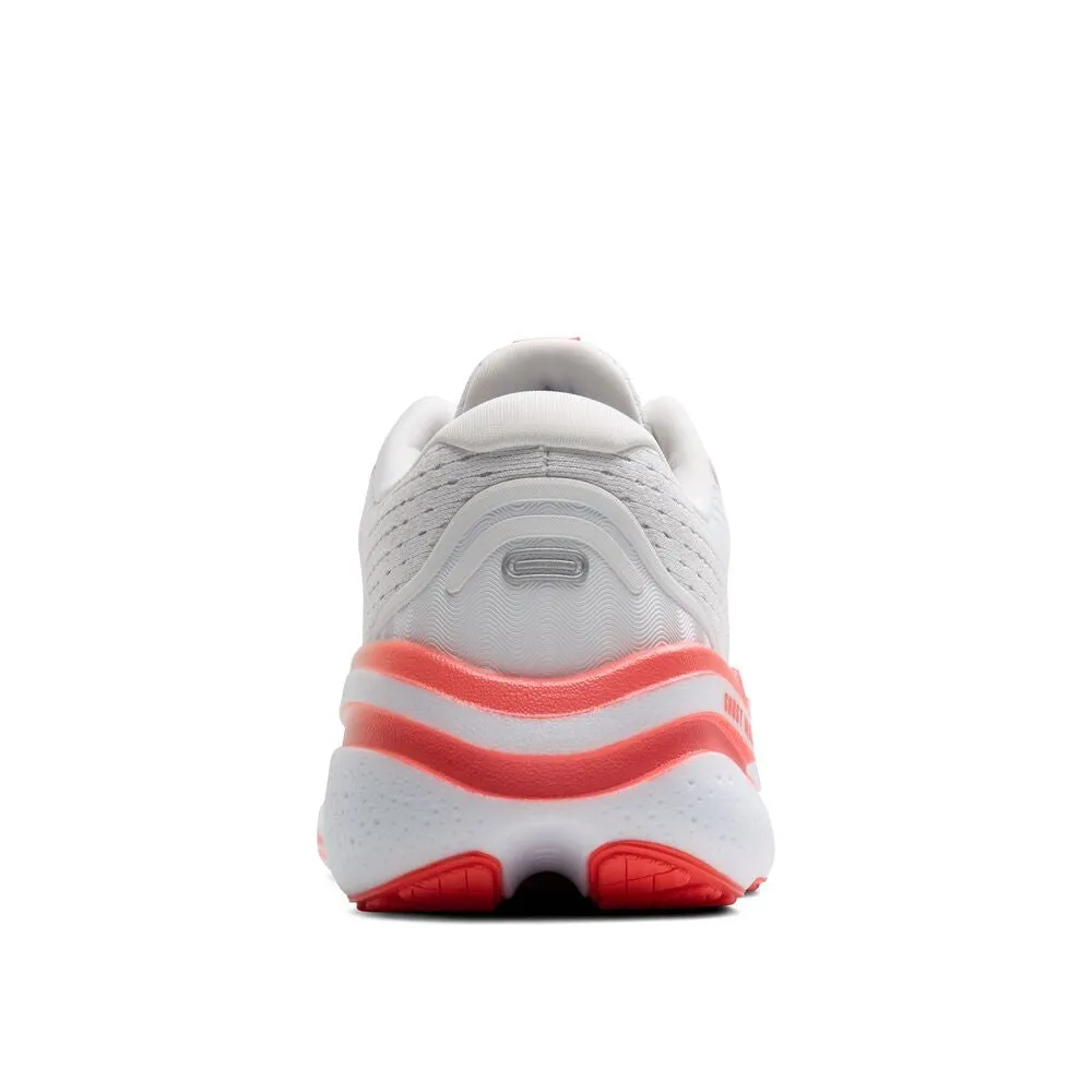 Brooks Ghost Max 2 (Womens) - White/Hot Coral