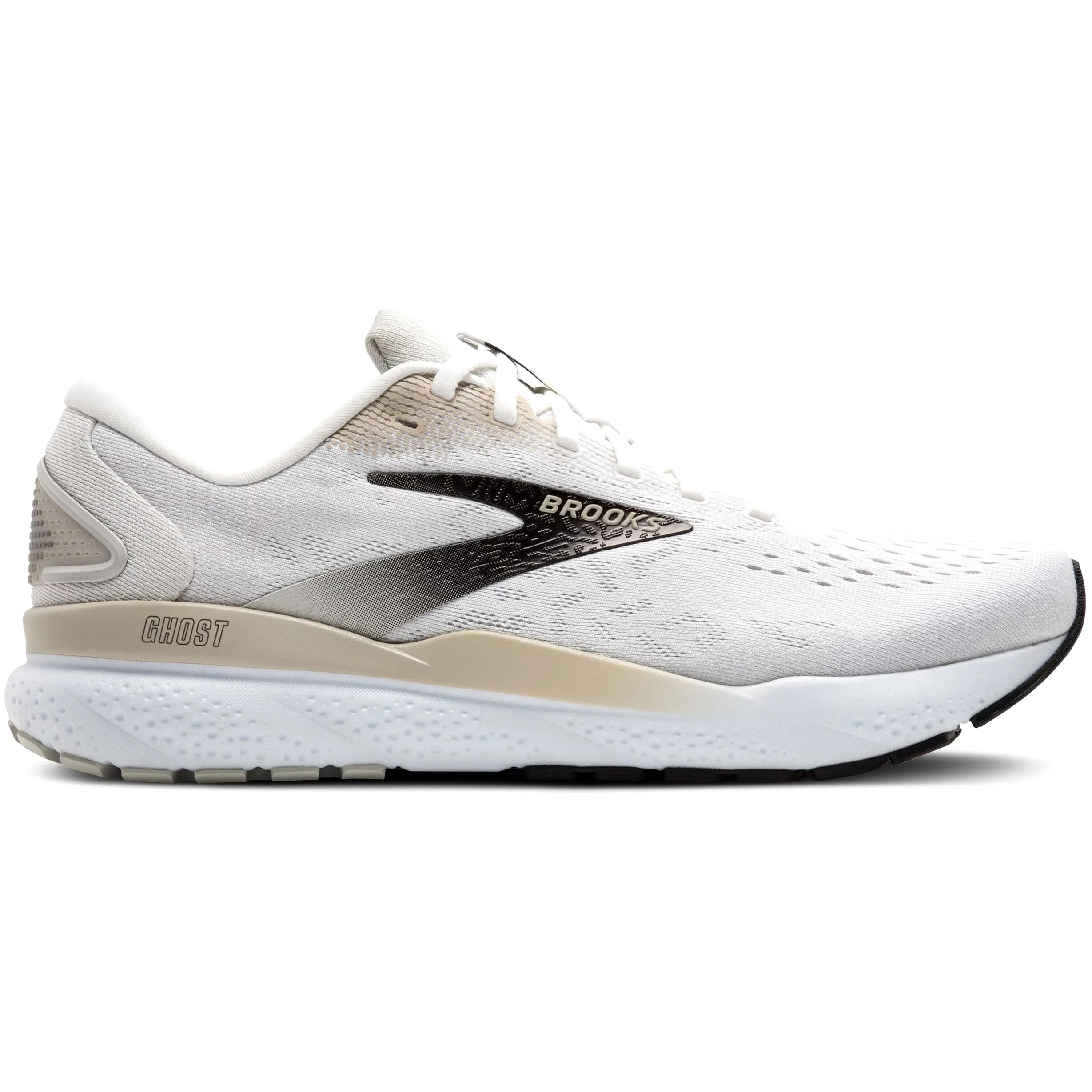 Brooks Men's Ghost 16 Running Shoes White / Pelican / Oyster