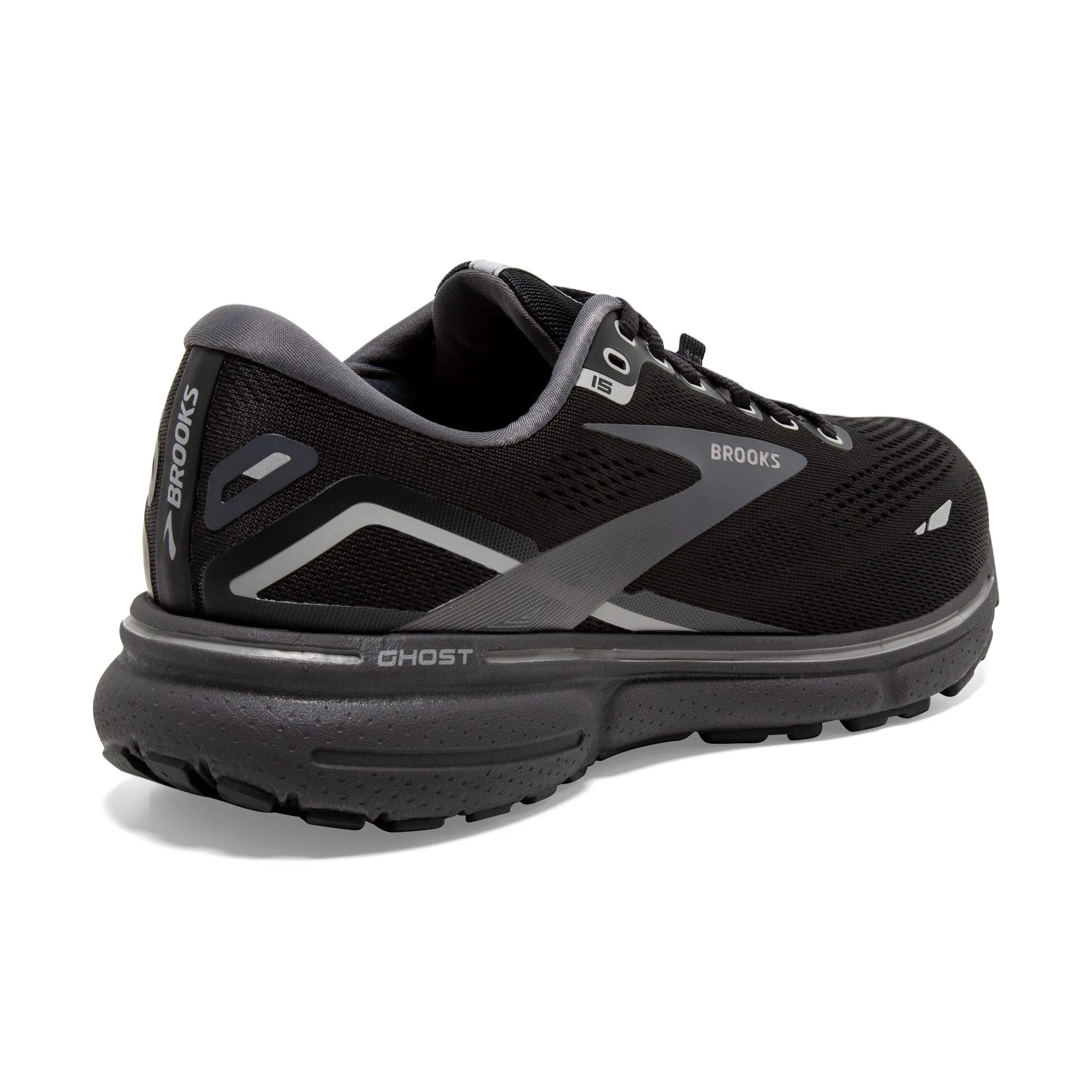 Brooks Women's Ghost 15 GORE-TEX Running Shoe Black / Blackened Pearl / Alloy