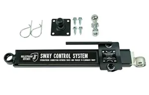 BulletProof Hitches Sway Control System for Reducing Trailer Sway - Attaches to Sway Control Ball Mount