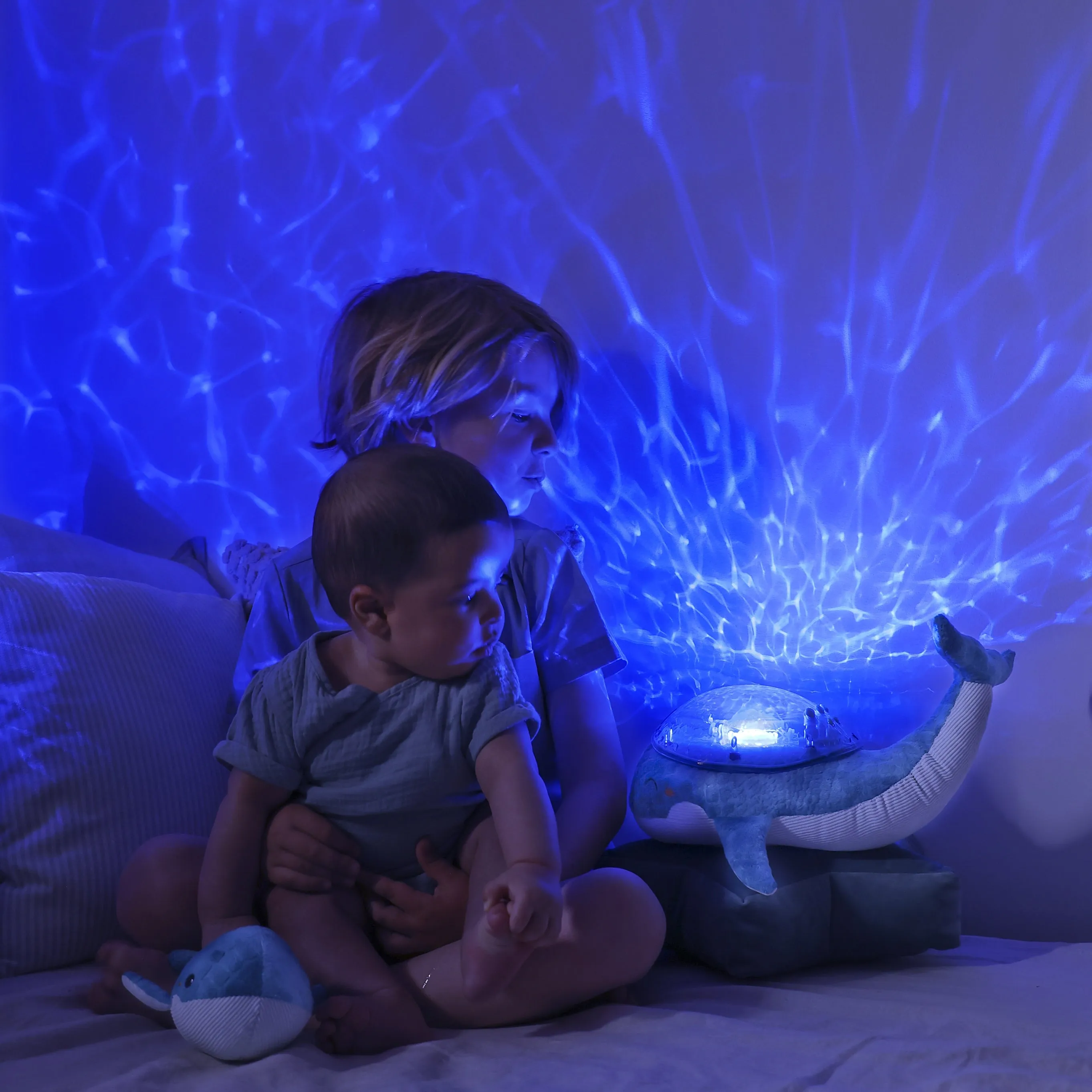 Cloud b -Tranquil Whale | Soothing Projector Nightlight Aqua