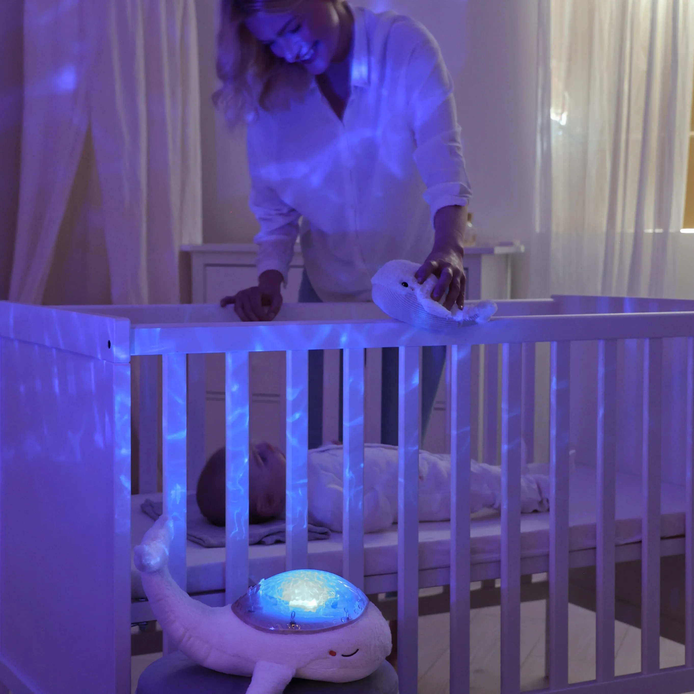 Cloud b -Tranquil Whale | Soothing Projector Nightlight White