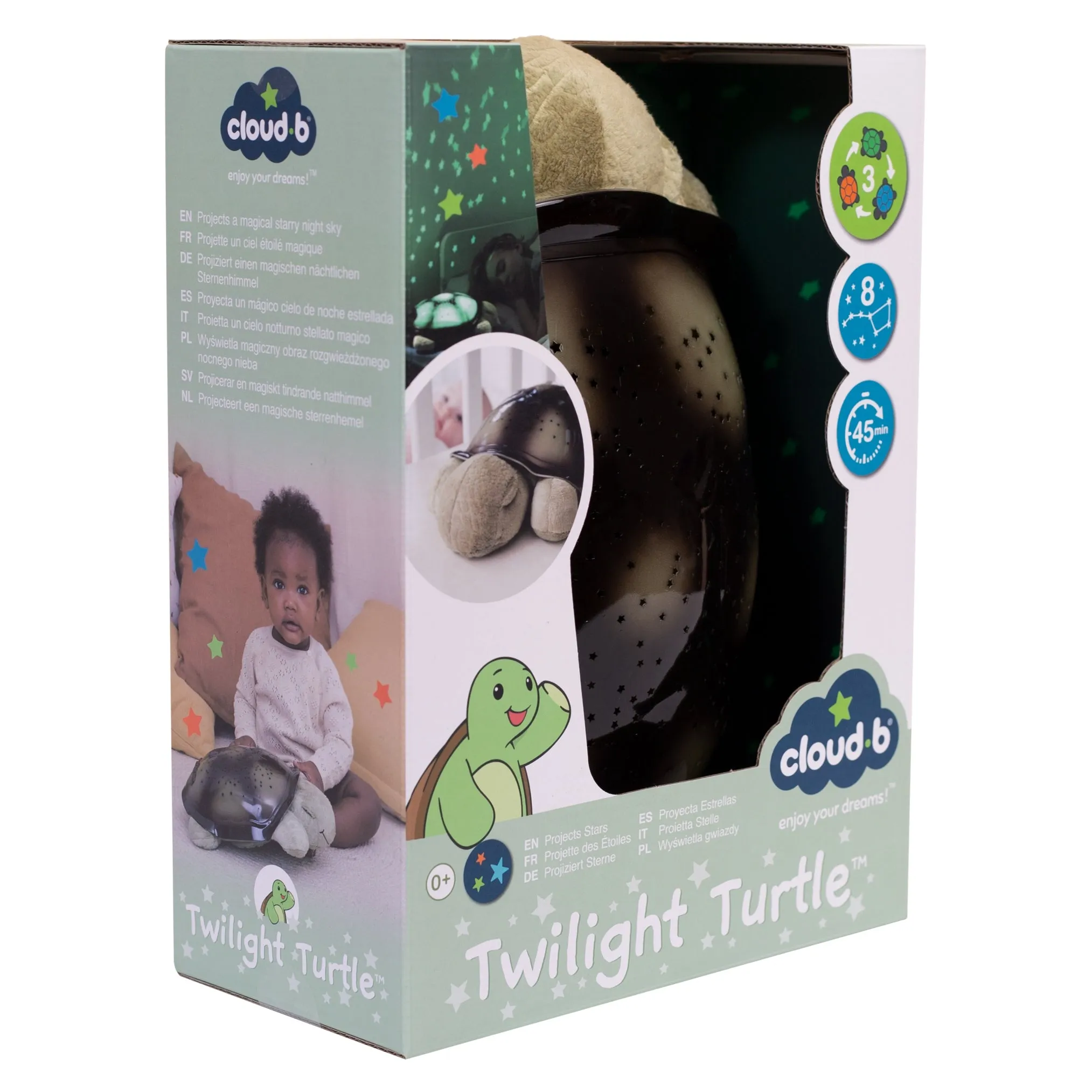 Cloud b -Twilight Turtle | Classic Projecting Night Light