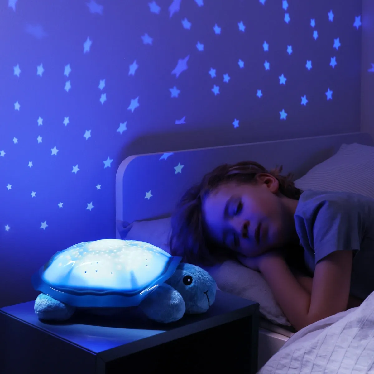 Cloud b -Twilight Turtle | Projecting Night Light Blue