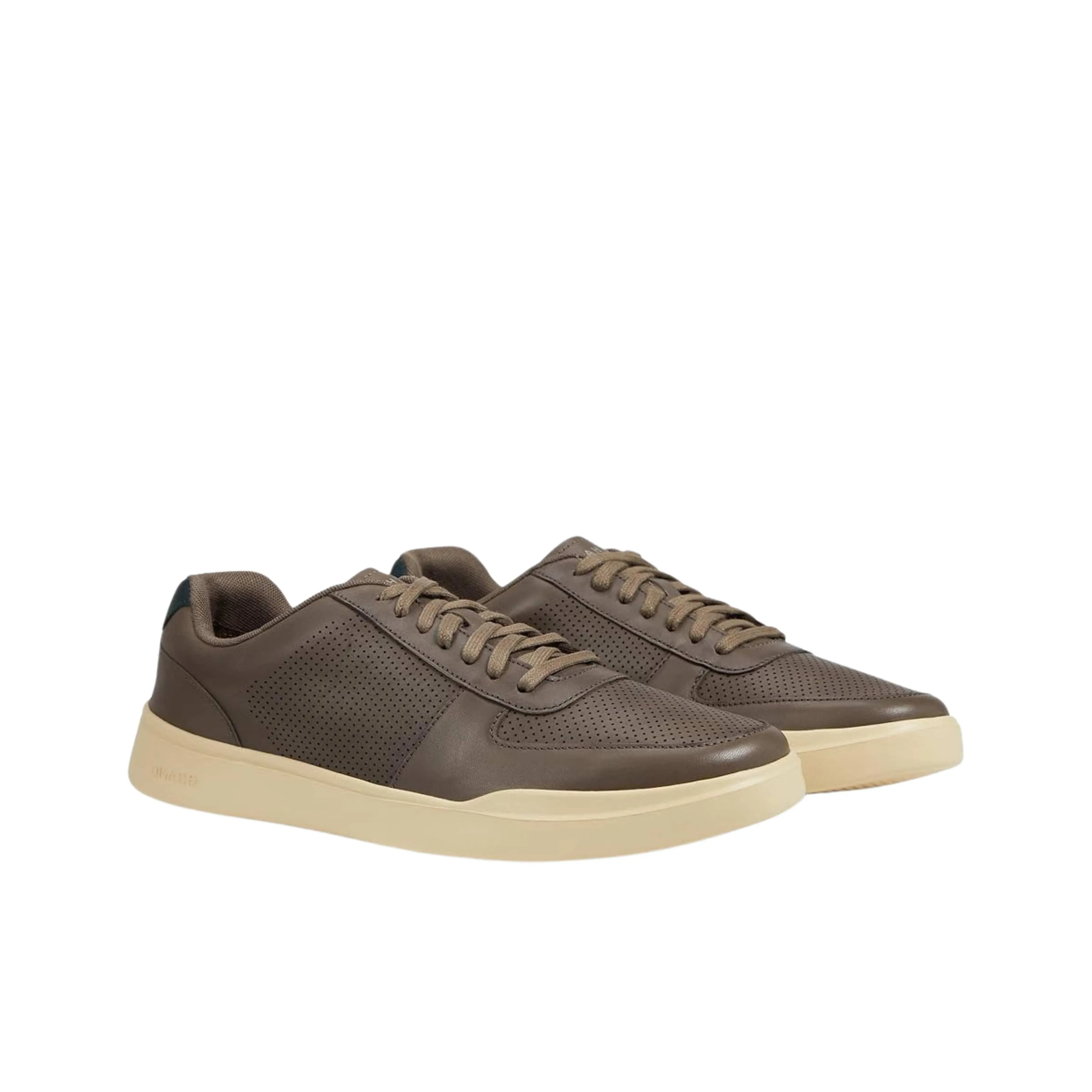 COLE HAAN - Grand Crosscourt Modern Perforated Leather Sneakers