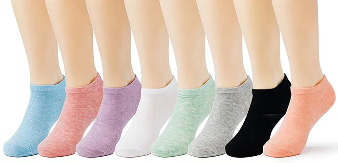 Colorful Casual Ankle Socks 8 Pack