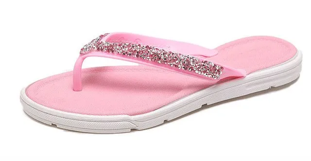 Crystal Flip Flops